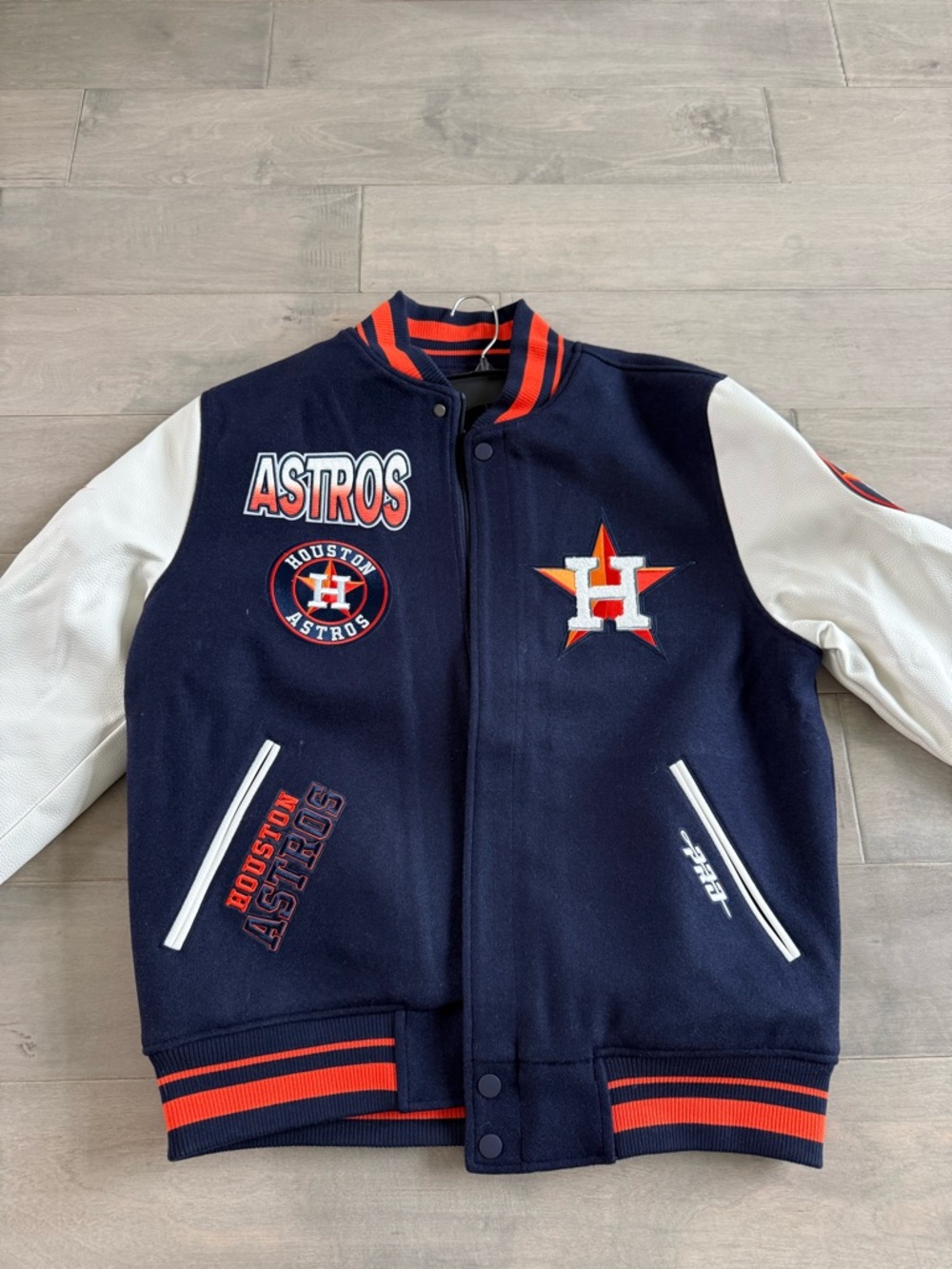 NWT Houston Astros Pro Standard Varsity Men’s Jacket Letterman size Large $230